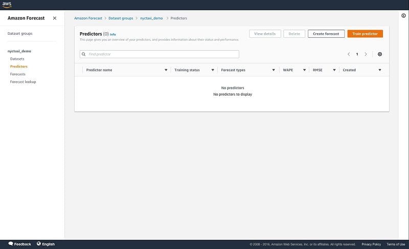 You can apply a single time zone to the entire dataset, or ask Forecast to derive a time zone from the geolocation of each item ID in the target time series dataset.