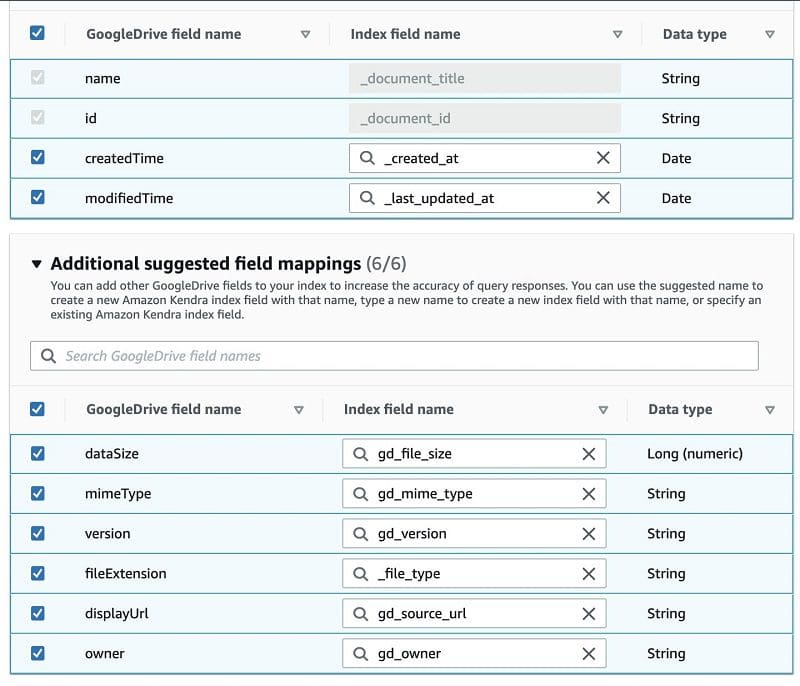 The following screenshot shows our configuration.