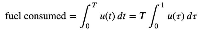 Fuel consumption can be calculated as the following: