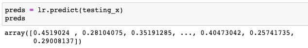 After you train the model, you can run a prediction against the model to predict the trip duration using the testing dataset