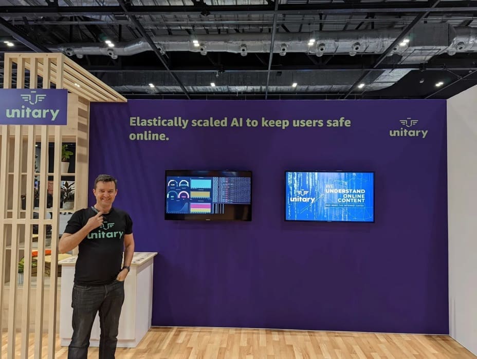 Image 3 - Unitary at the AWS London Summit showcasing dynamically scaled inference using 1000+ EKS nodes