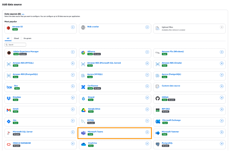 Choose Microsoft Teams