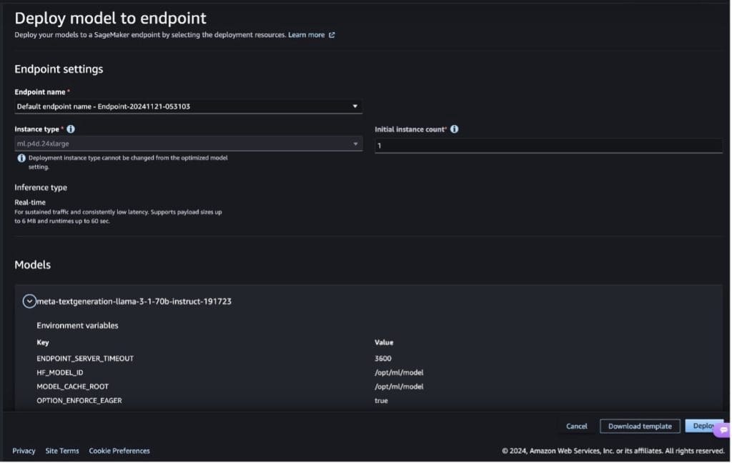 Optimized Model Deployment