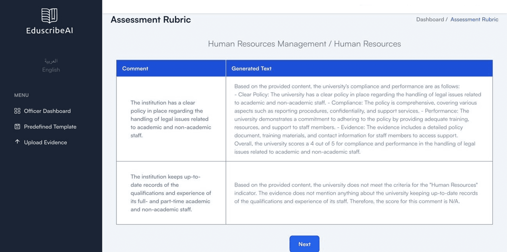 Amazon Bedrock generated response
