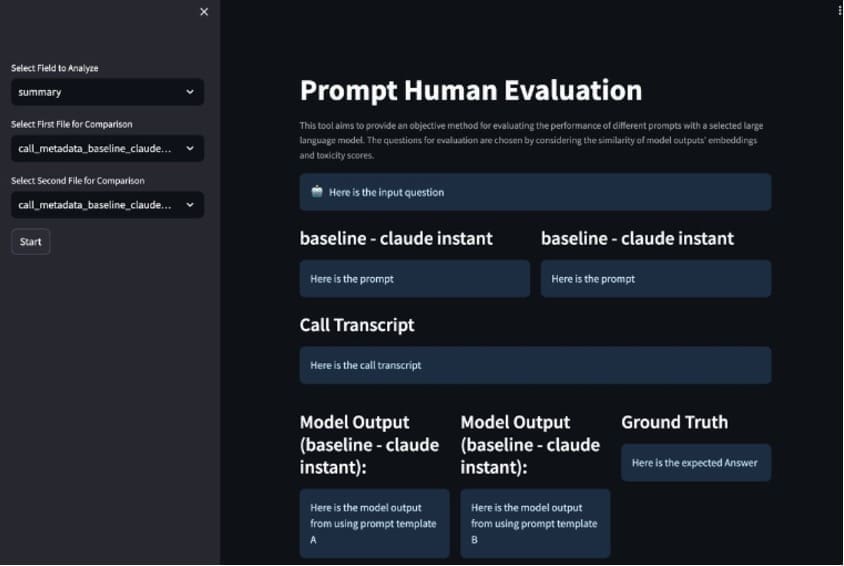 Human in the Loop UI Home Screen