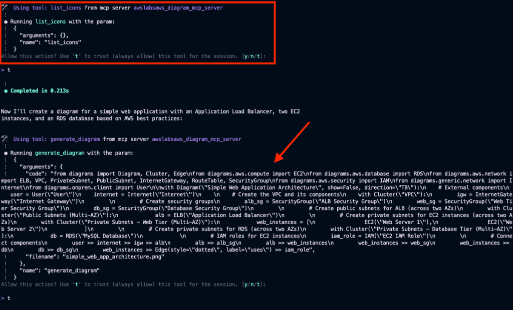 list and generate on cli