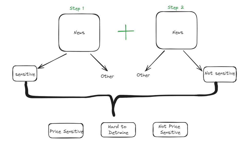 The two-step classification process