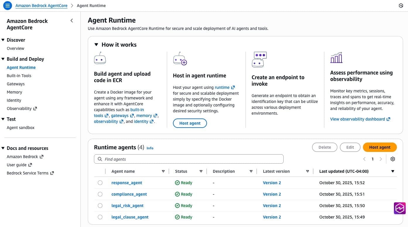 Bedrock AgentCore Agent