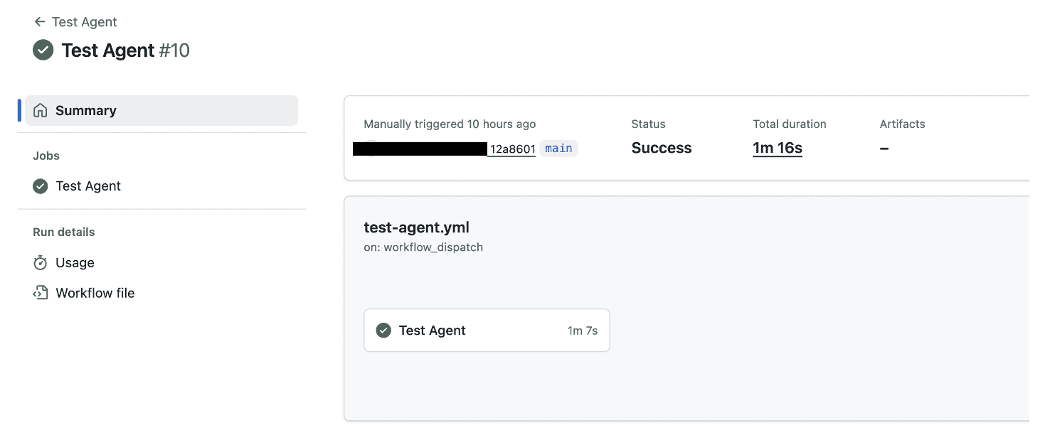 Test Agent Pipeline