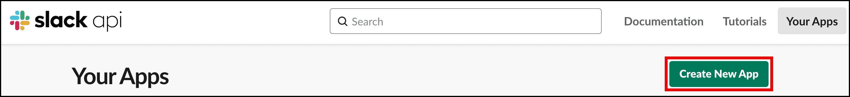 AgentCore SlackAPI Create New App