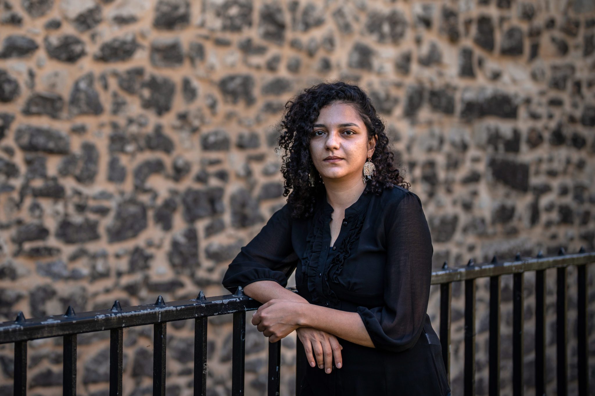 LONDON, ENGLAND - JUNE 14: Sanaa Seif, the sister of Egyptian pro-democracy activist Alaa Abdel Fattah, poses for a photograph on June 14, 2022 in London, England. A group of cross-party MPs has supported the family of British-Egyptian activist and pro-democracy blogger Alaa Abdel Fattah in asking the government to intervene in his imprisonment in Egypt. Fattah, 40, was well known in the media during the 2011 Tahrir Square protests that led to the downfall of President Hosni Mubarak. He was most recently jailed for five years for 